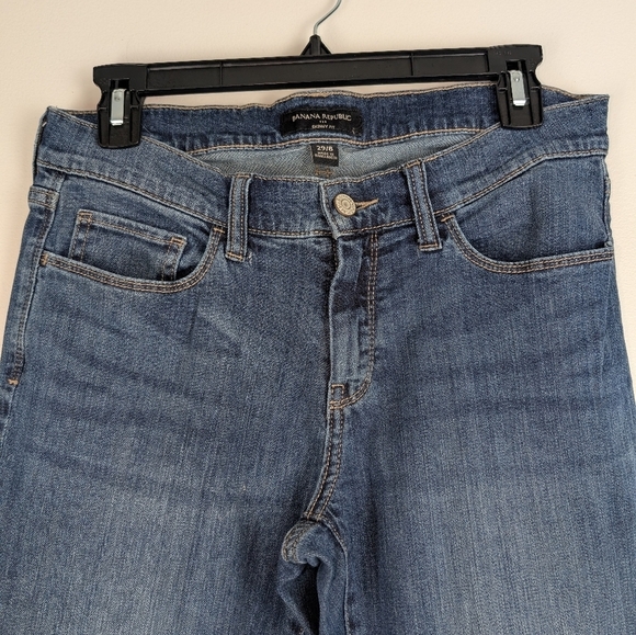Banana Republic Skinny‎ Fit Classic Blue Women's Jeans - Picture 2 of 7